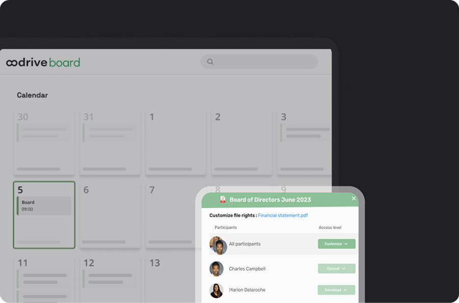 Picture - Oodrive Board - Boost efficiency by digitizing the organization of your meetings