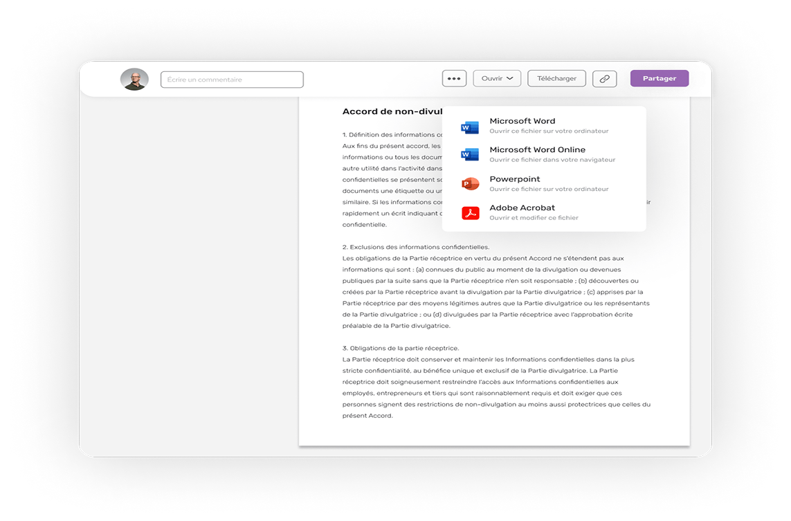 illustration, Utilisez vos outils de productivité préférés