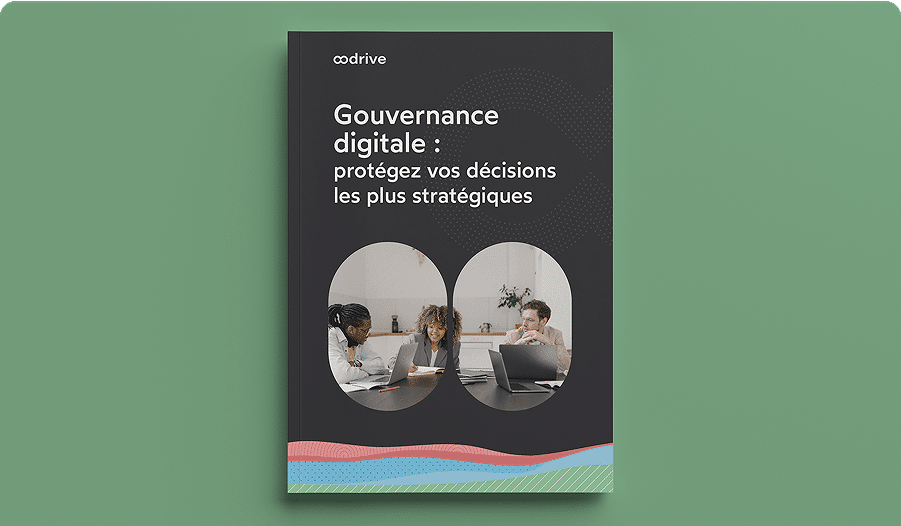 Cover ebook Gouvernance digitale protégez vos décisions les plus stratégiques