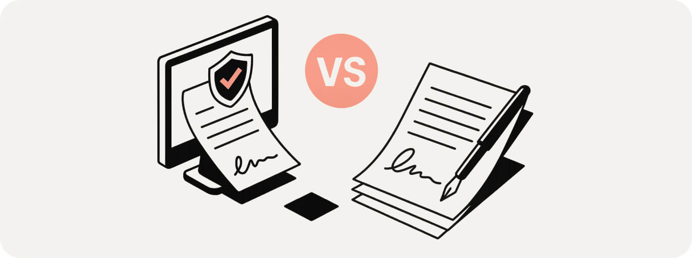 Différences entre la signature électronique et manuscrite