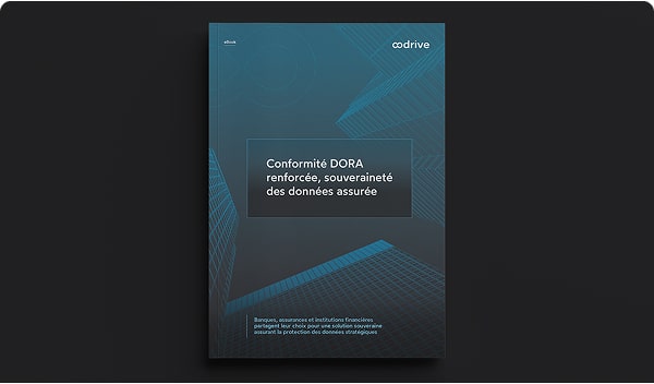 Cover eBook - Conformité DORA et souveraineté numérique dans la finance