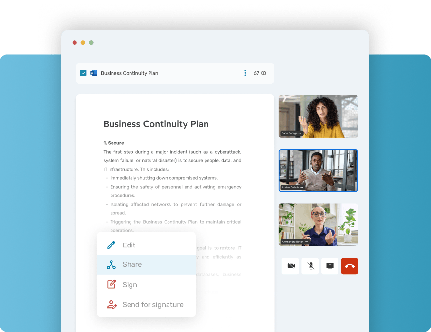 Picture, Features designed for performance and compliance