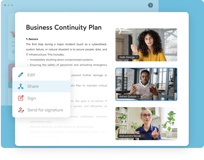 Picture, The trusted collaborative suite for Restricted Distribution
