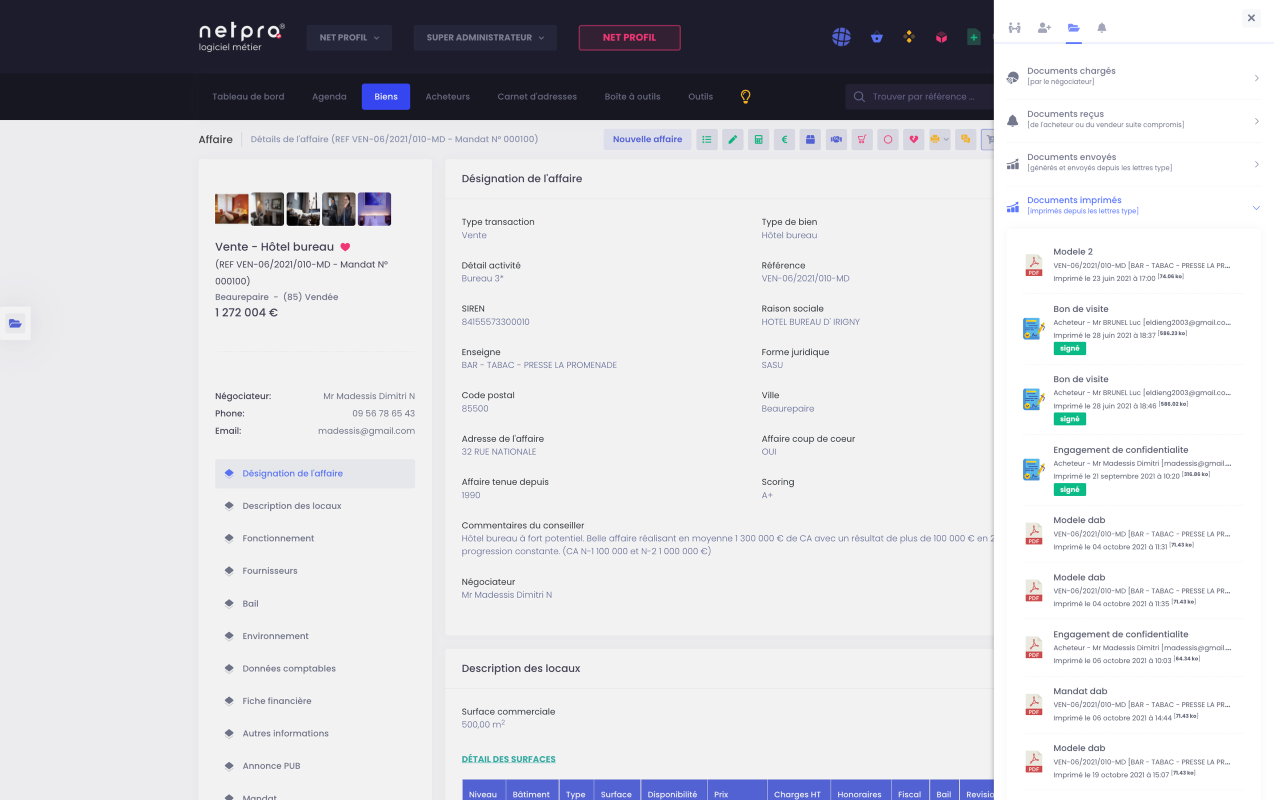 Picture, screen Netprofil