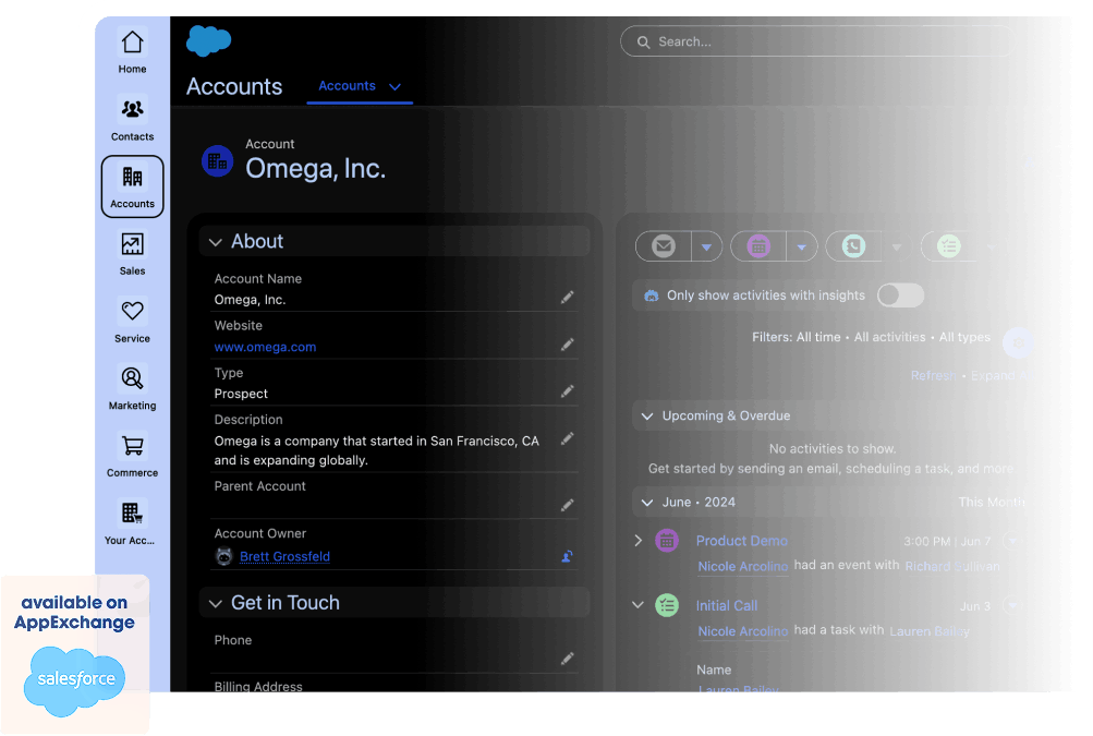 Illustration, Signez dans Salesforce et accélérez vos ventes