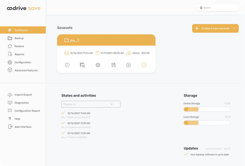 Illustartion, Oodrive Save, solution pour Sauvegardez vos données dans un environnement ultra-sécurisé