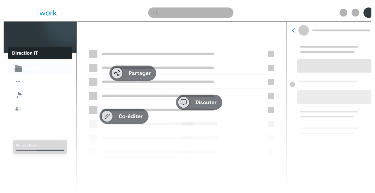 Illustration, Oodrive Work la collaboration souveraine et sécurisée