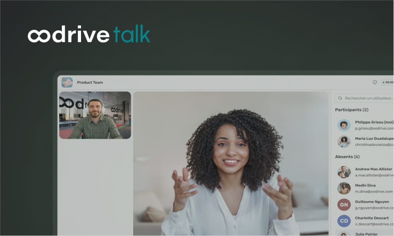 Illustration - Oodrive Talk - Visionconférence